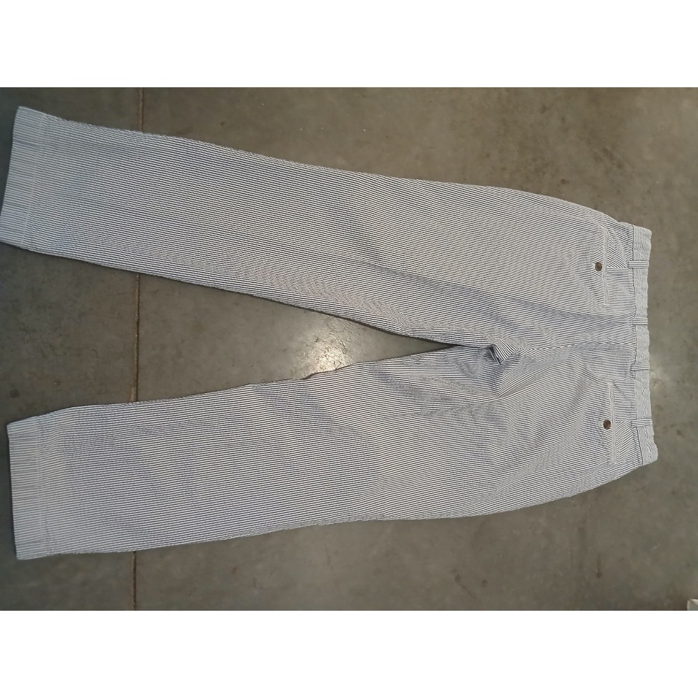 Brooks Brothers Clark Seersucker Pants Pinstripe BluWhite Preppy 36x34 Act 34x30 - Picture 10 of 10